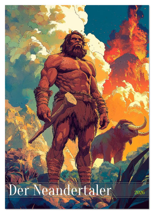 Der Neandertaler - Das vergessene Volk (CALVENDO Wandkalender 2026)