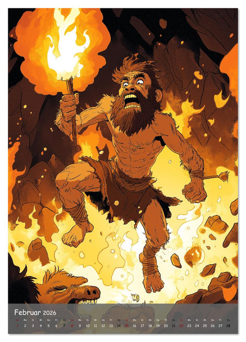 Der Neandertaler - Das vergessene Volk (CALVENDO Wandkalender 2026)