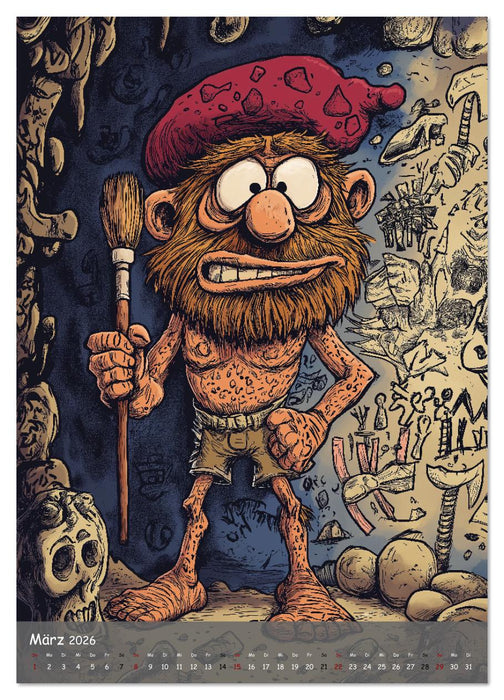 Der Neandertaler - Das vergessene Volk (CALVENDO Wandkalender 2026)