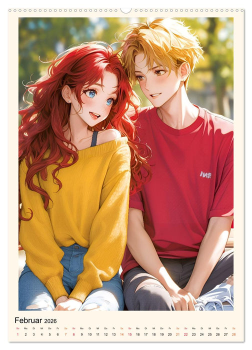 Manga - ein cooles Jahr (CALVENDO Premium Wandkalender 2026)