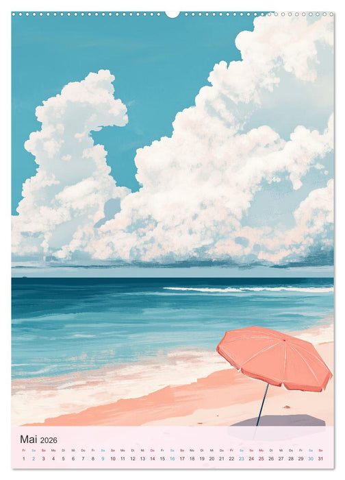 Küste im Einklang (CALVENDO Premium Wandkalender 2026)