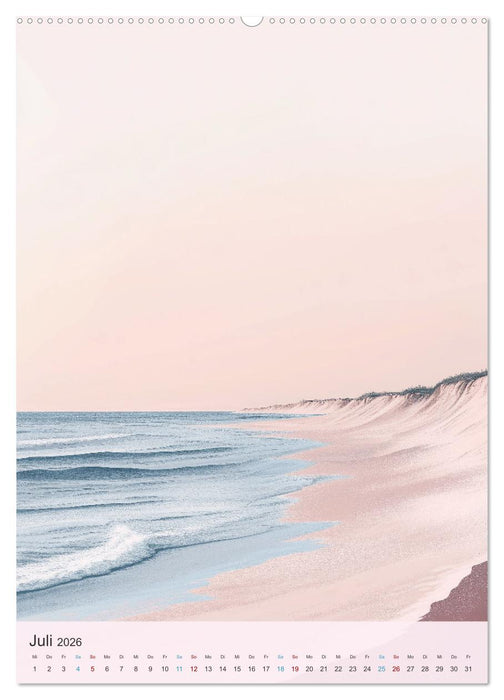 Küste im Einklang (CALVENDO Premium Wandkalender 2026)