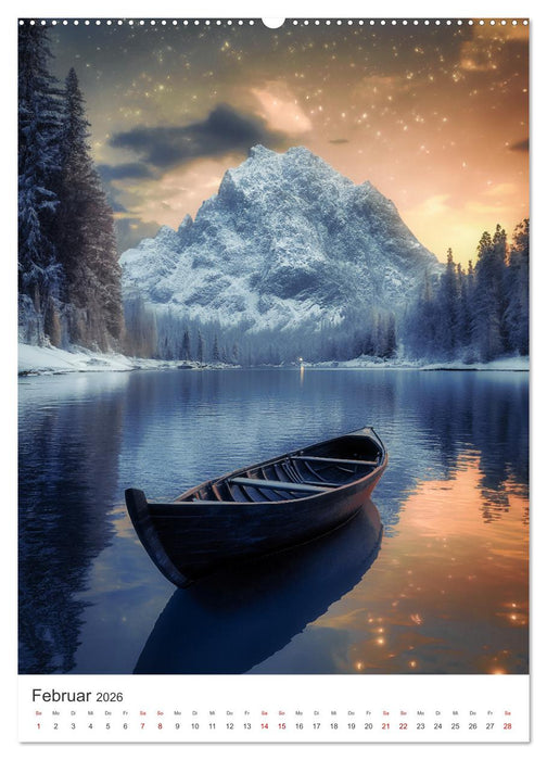 Midgard - Mythische Landschaften des Nordens (CALVENDO Wandkalender 2026)