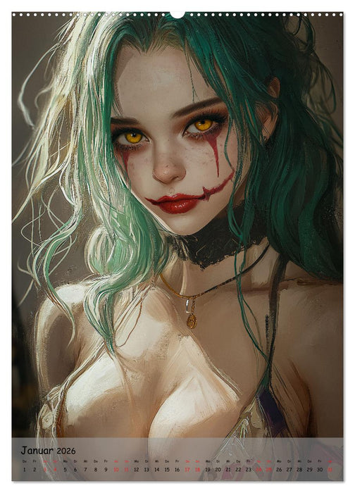 Die Manga Girls (CALVENDO Wandkalender 2026)