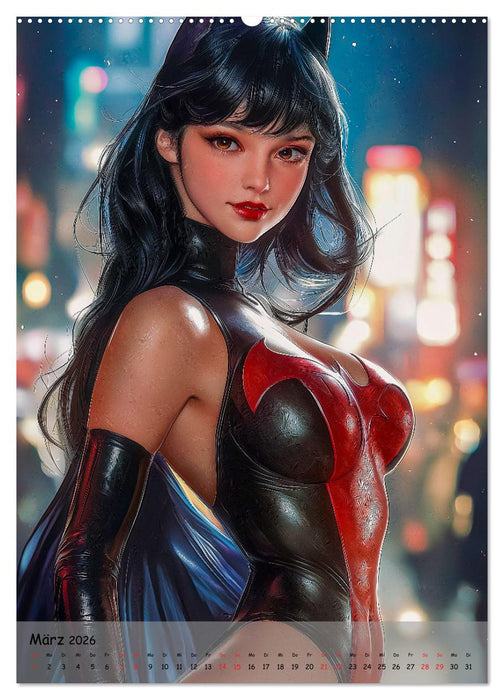 Die Manga Girls (CALVENDO Wandkalender 2026)