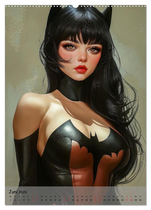 Die Manga Girls (CALVENDO Wandkalender 2026)