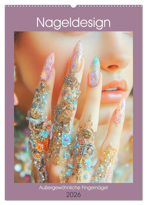 Nageldesign. Außergewöhnliche Fingernägel (CALVENDO Wandkalender 2026)