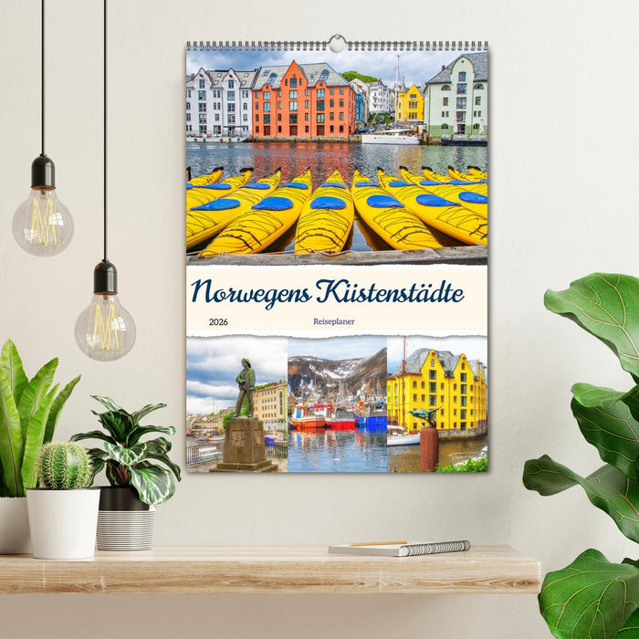 Norwegens Küstenstädte - Reiseplaner (CALVENDO Wandkalender 2026)