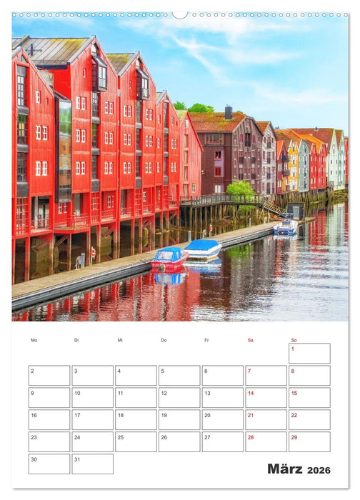 Norwegens Küstenstädte - Reiseplaner (CALVENDO Wandkalender 2026)