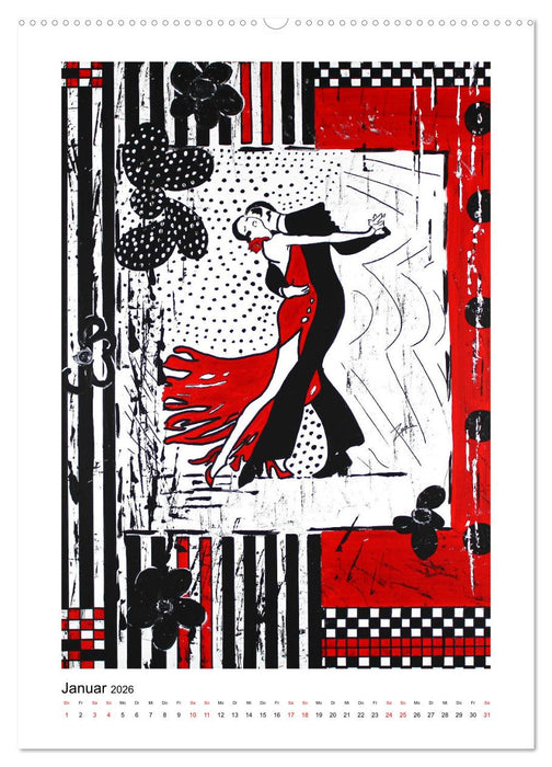 Hommage an die Superstars der Malerei - Atelier Zippo (CALVENDO Premium Wandkalender 2026)