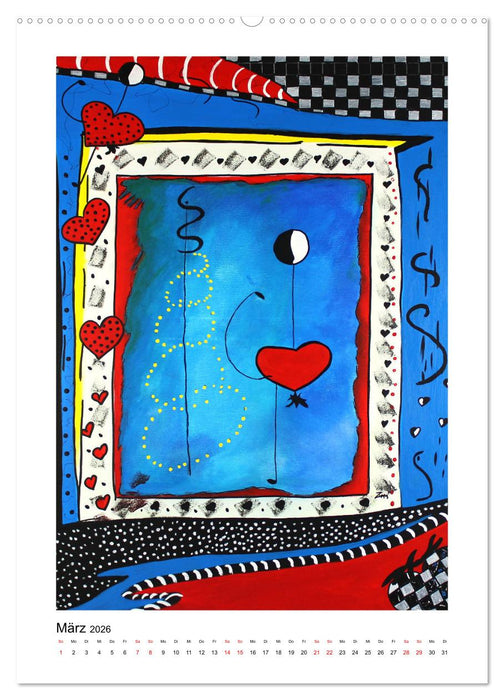 Hommage an die Superstars der Malerei - Atelier Zippo (CALVENDO Premium Wandkalender 2026)