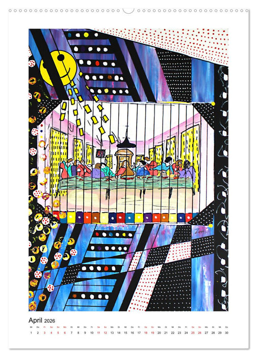 Hommage an die Superstars der Malerei - Atelier Zippo (CALVENDO Premium Wandkalender 2026)