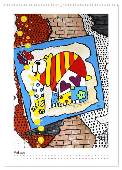 Hommage an die Superstars der Malerei - Atelier Zippo (CALVENDO Premium Wandkalender 2026)