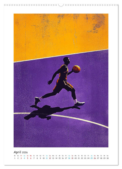 Basketball im Blut (CALVENDO Wandkalender 2026)