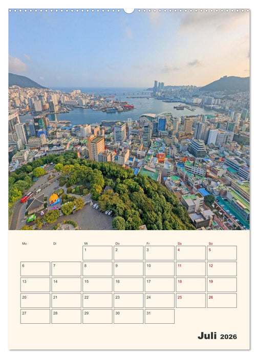 Busan - Eine Reise durch das Herz der Küstenstadt (CALVENDO Premium Wandkalender 2026)