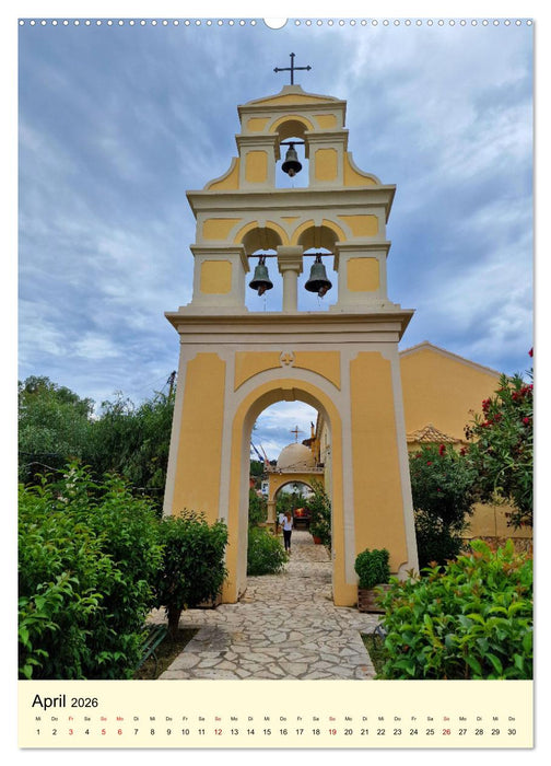 Korfu Grüne Insel im Ionischen Meer (CALVENDO Premium Wandkalender 2026)