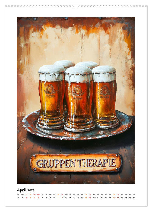 Retro Schilder (CALVENDO Premium Wandkalender 2026)