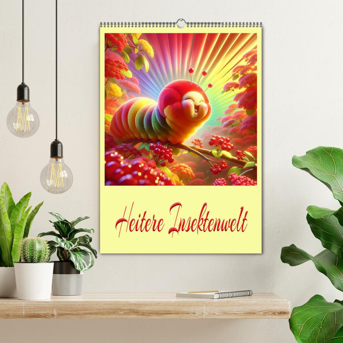 Heitere Insektenwelt (CALVENDO Wandkalender 2026)