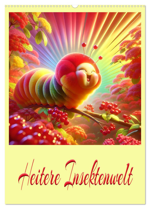 Heitere Insektenwelt (CALVENDO Wandkalender 2026)