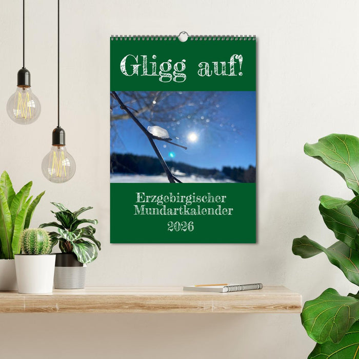 Erzgebirgischer Mundartkalender (CALVENDO Wandkalender 2026)
