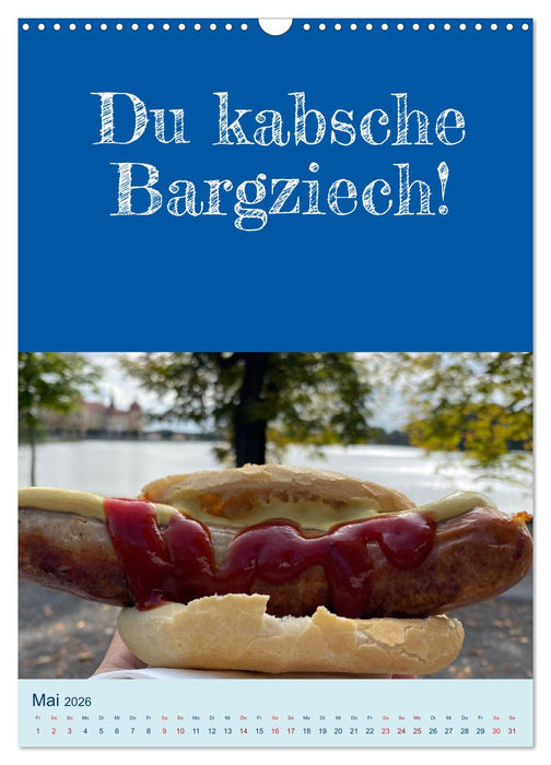 Erzgebirgischer Mundartkalender (CALVENDO Wandkalender 2026)