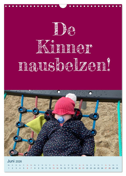 Erzgebirgischer Mundartkalender (CALVENDO Wandkalender 2026)