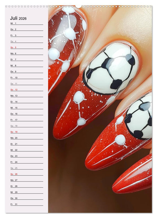Nageldesign. Außergewöhnliche Fingernägel (CALVENDO Premium Wandkalender 2026)