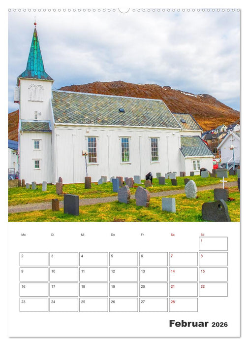 Norwegens Küstenstädte - Reiseplaner (CALVENDO Premium Wandkalender 2026)
