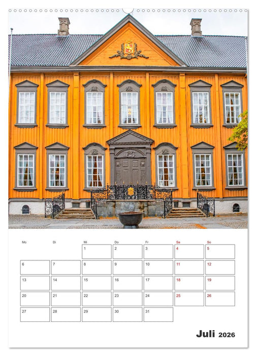 Norwegens Küstenstädte - Reiseplaner (CALVENDO Premium Wandkalender 2026)