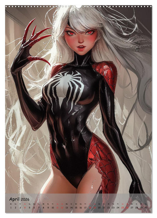 Die Manga Girls (CALVENDO Premium Wandkalender 2026)