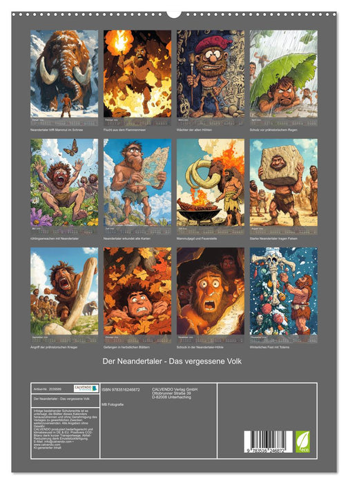 Der Neandertaler - Das vergessene Volk (CALVENDO Premium Wandkalender 2026)