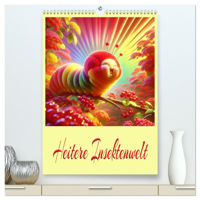 Heitere Insektenwelt (CALVENDO Premium Wandkalender 2026)