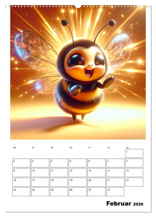 Heitere Insektenwelt (CALVENDO Premium Wandkalender 2026)