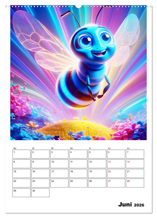 Heitere Insektenwelt (CALVENDO Premium Wandkalender 2026)