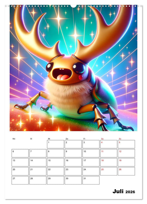 Heitere Insektenwelt (CALVENDO Premium Wandkalender 2026)