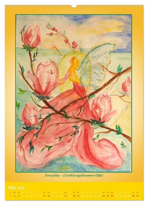 Die fabelhafte Welt meiner Elfen (CALVENDO Premium Wandkalender 2026)