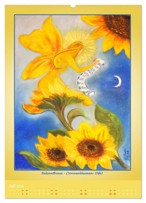 Die fabelhafte Welt meiner Elfen (CALVENDO Premium Wandkalender 2026)