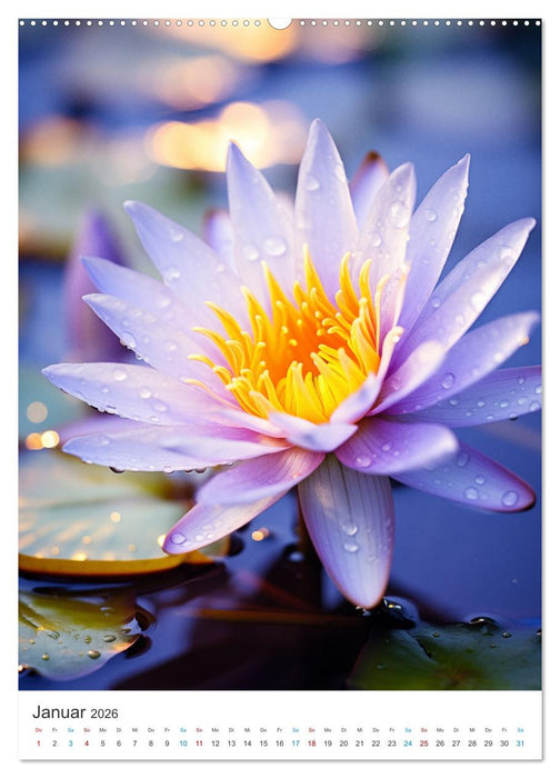 Seerosen Sinfonie (CALVENDO Premium Wandkalender 2026)