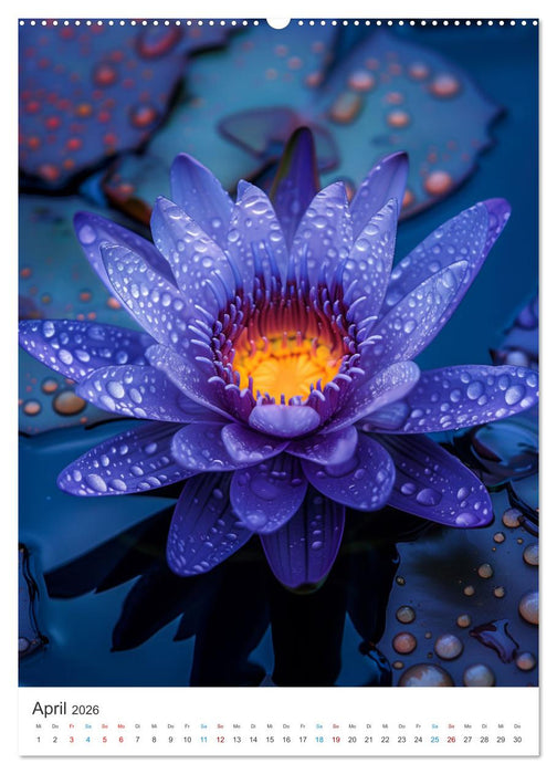 Seerosen Sinfonie (CALVENDO Premium Wandkalender 2026)