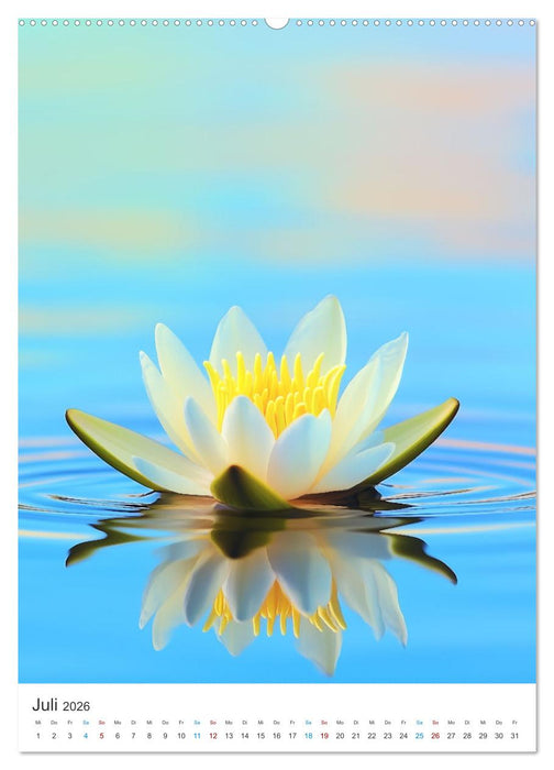 Seerosen Sinfonie (CALVENDO Premium Wandkalender 2026)