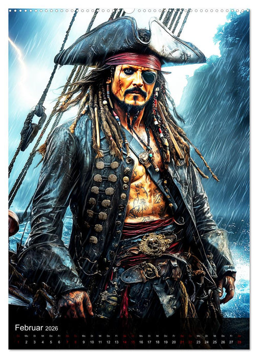 Wilde Piraten (CALVENDO Wandkalender 2026)