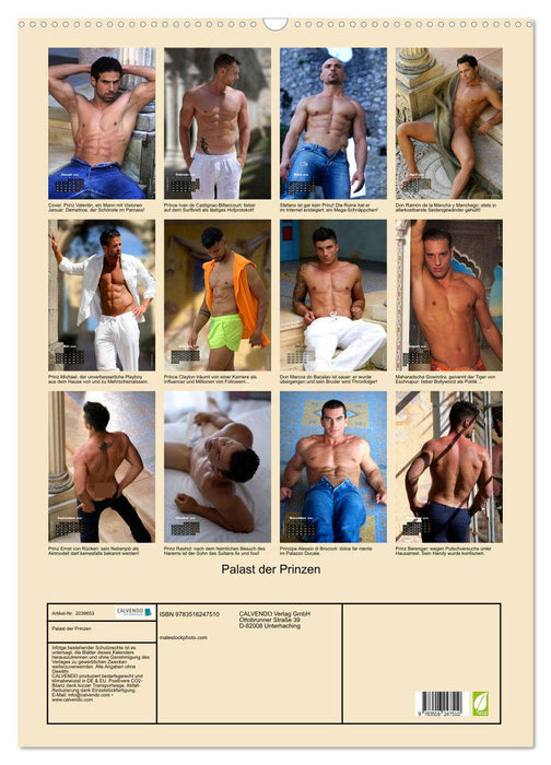 Palast der Prinzen (CALVENDO Wandkalender 2026)