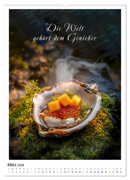 Coole Sprüche für Gourmets (CALVENDO Wandkalender 2026)