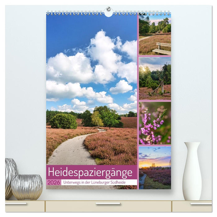 Heidespaziergänge (CALVENDO Premium Wandkalender 2026)