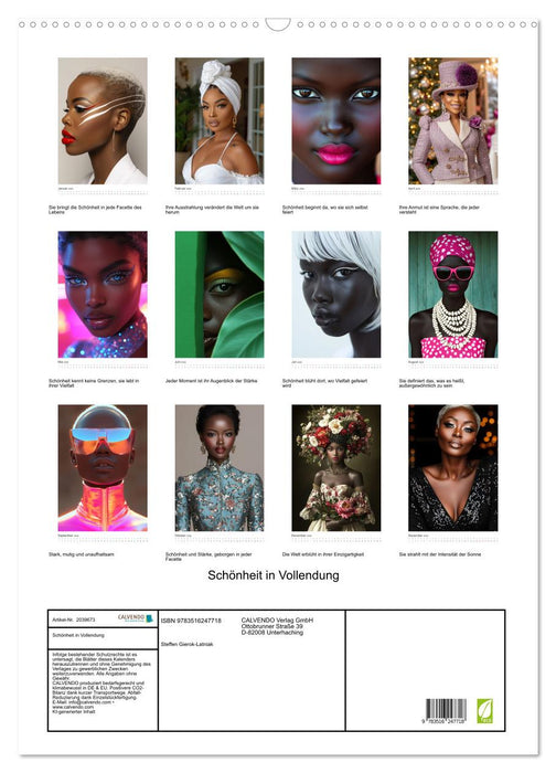 Schönheit in Vollendung (CALVENDO Wandkalender 2026)