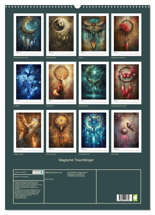 Magische Traumfänger (CALVENDO Wandkalender 2026)