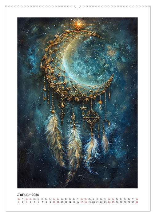 Magische Traumfänger (CALVENDO Wandkalender 2026)