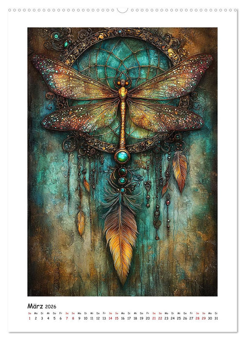 Magische Traumfänger (CALVENDO Wandkalender 2026)