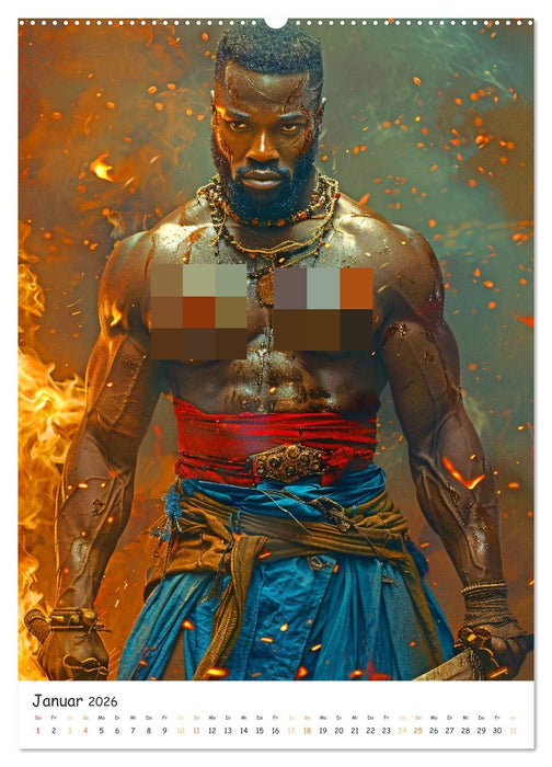 Starke Helden - Muskelkraft im Fokus (CALVENDO Wandkalender 2026)