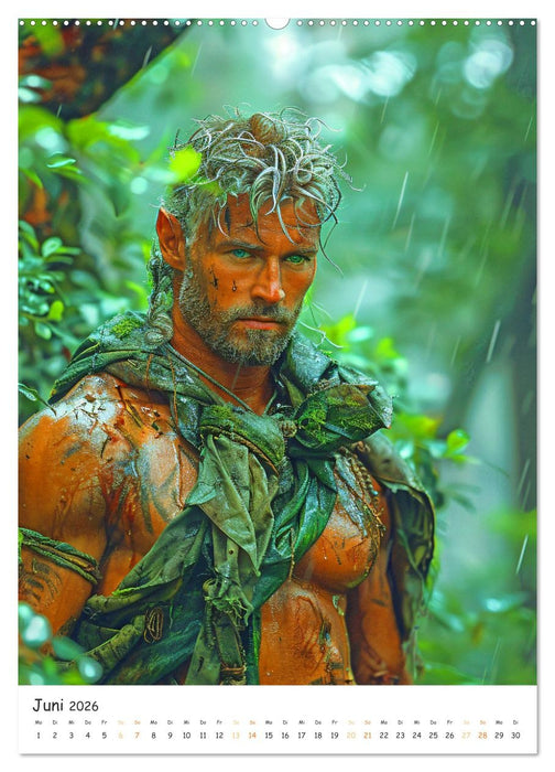 Starke Helden - Muskelkraft im Fokus (CALVENDO Wandkalender 2026)